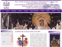 Tablet Screenshot of hermandaddelasaguas.org